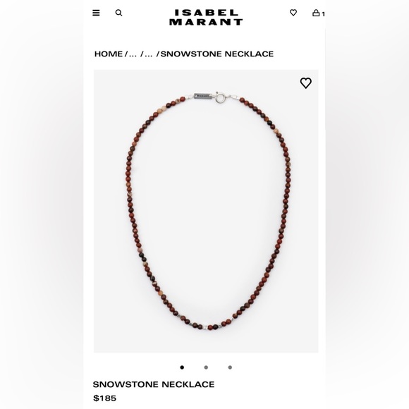 Isabel Marant Snowstone Necklace - Picture 2 of 6